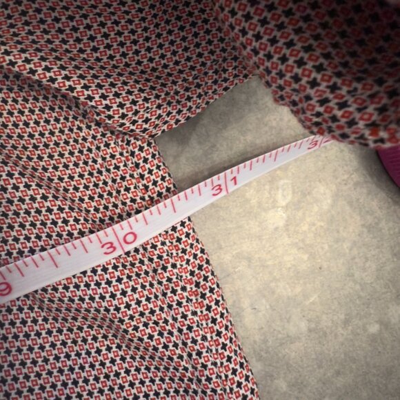 BOSS Hugo Boss Red Micro-Print Long Sleeve Shirt – Size 5XL - Picture 14 of 14